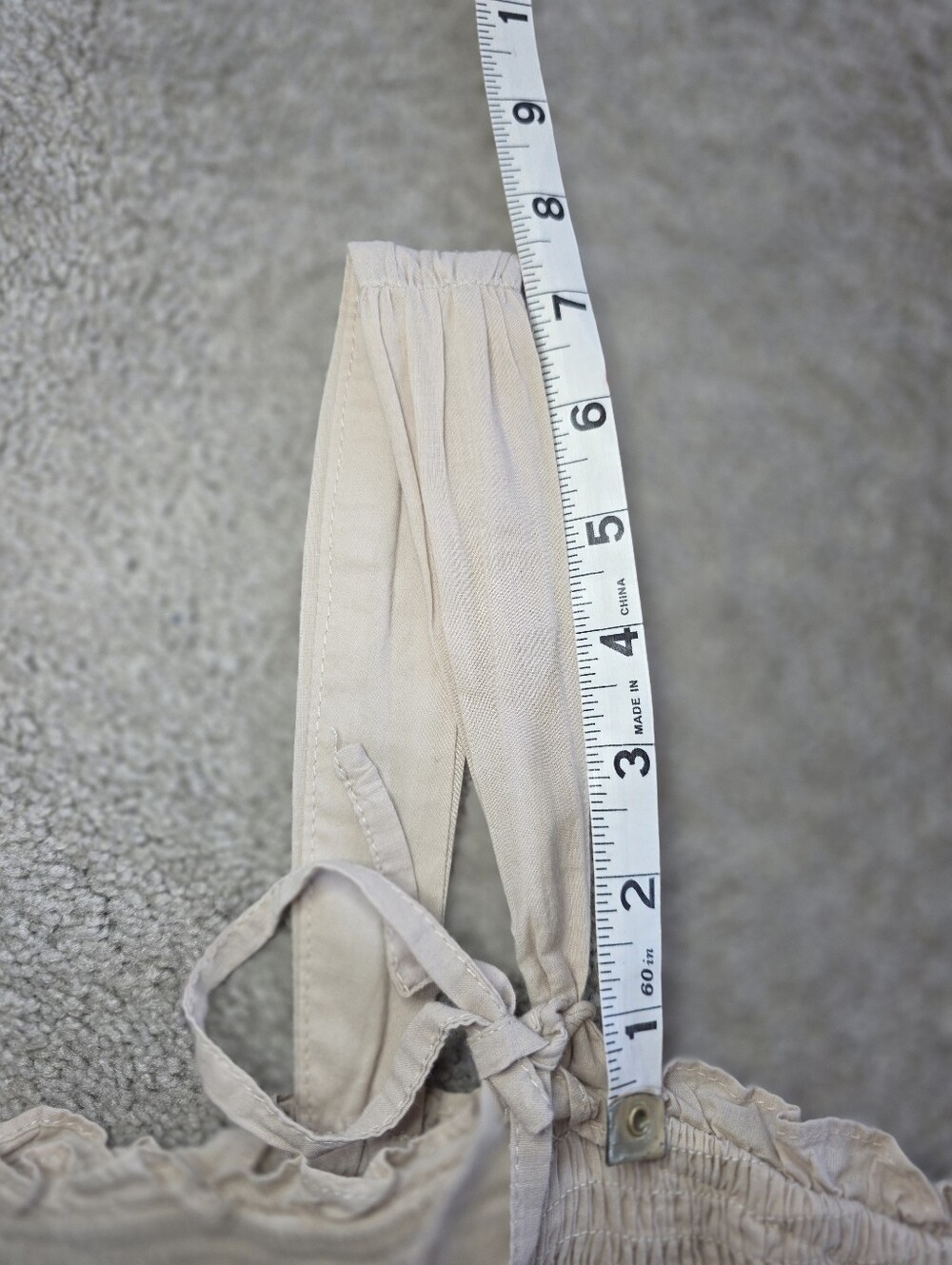 ✨Jacquie the Label Tan Tiered Sundress – Women’s Medium - Picture 12 of 13